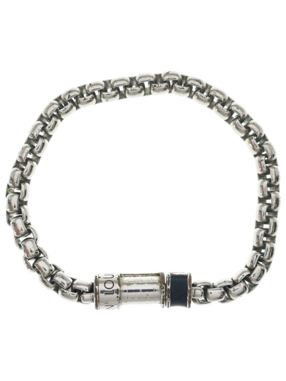 Louis Vuitton Monogram Eclipse Bracelet Silver